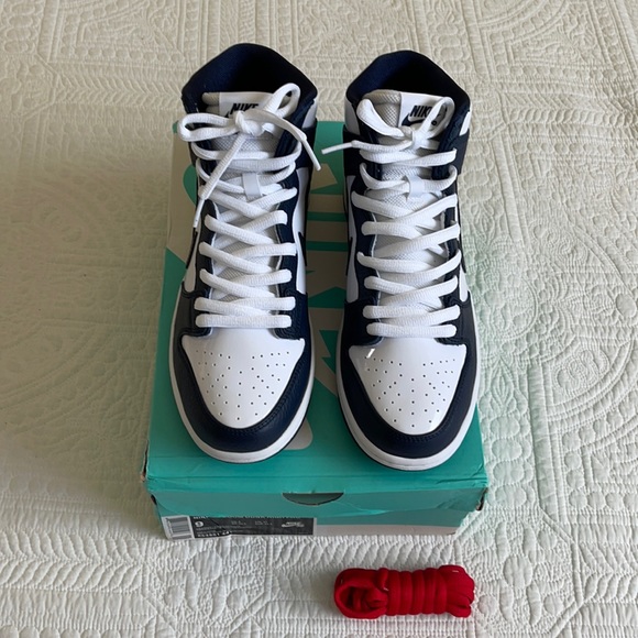 Nike SB Zoom Dunk High Pro Obsidian Pre-Own Size 9 - Picture 1 of 17